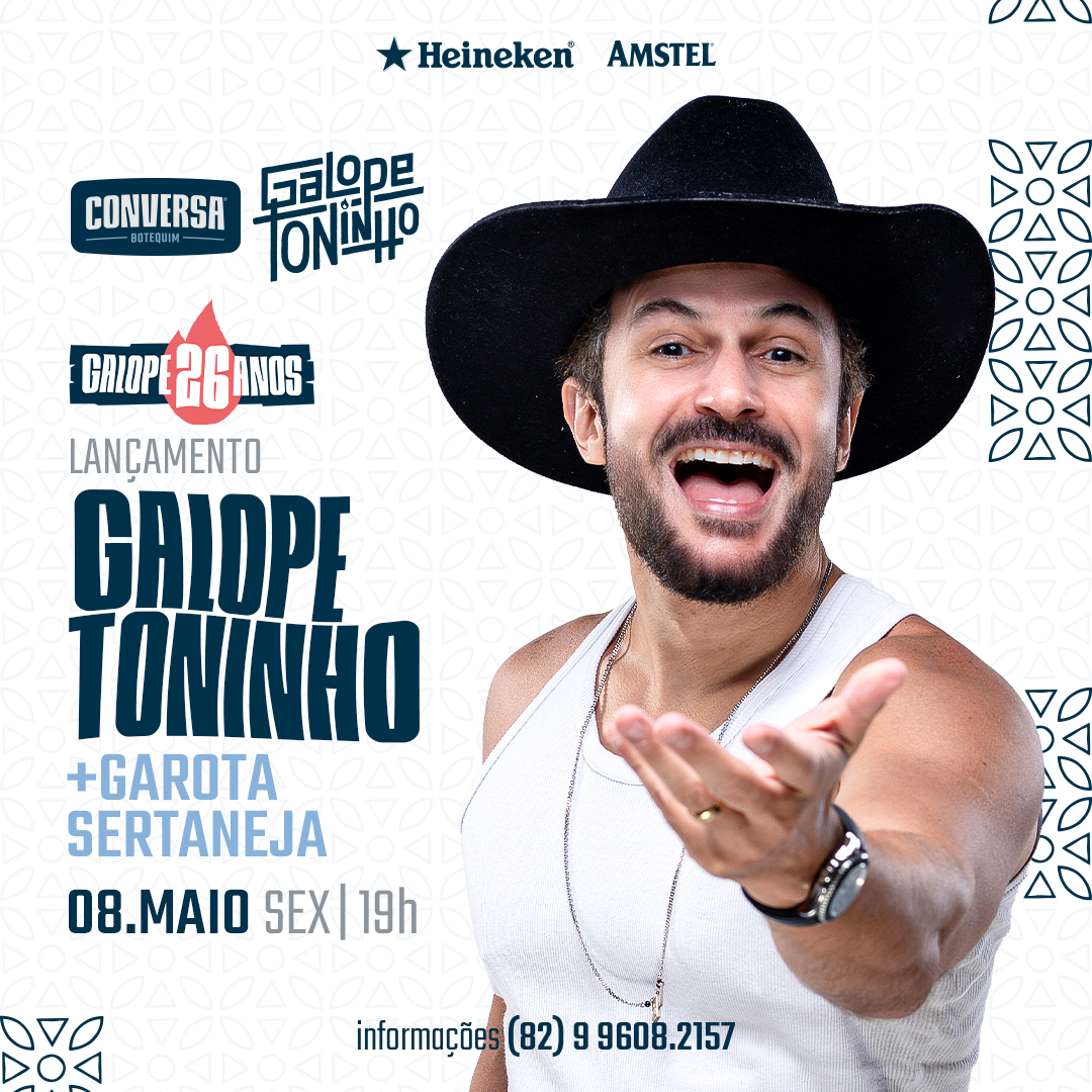 LANÇAMENTO GALOPE DO TONINHO 2026